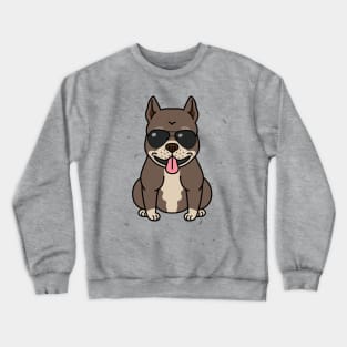 COOL FUNNY DOG DESIGN Crewneck Sweatshirt